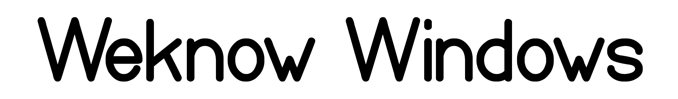 Weknow Windows